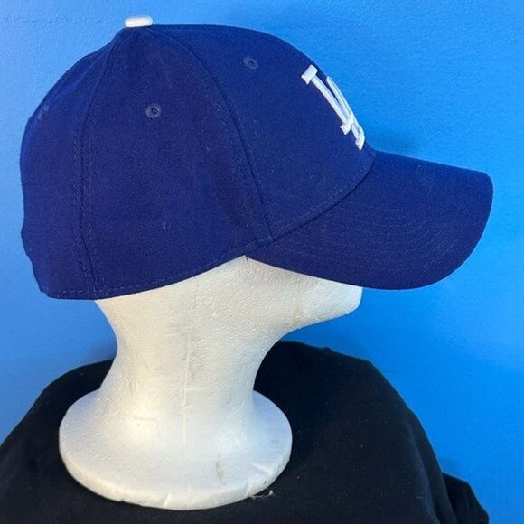 New Era Los Angeles Dodgers Blue Logo Cap Fitted Size M/L MLB - Picture 4 of 6